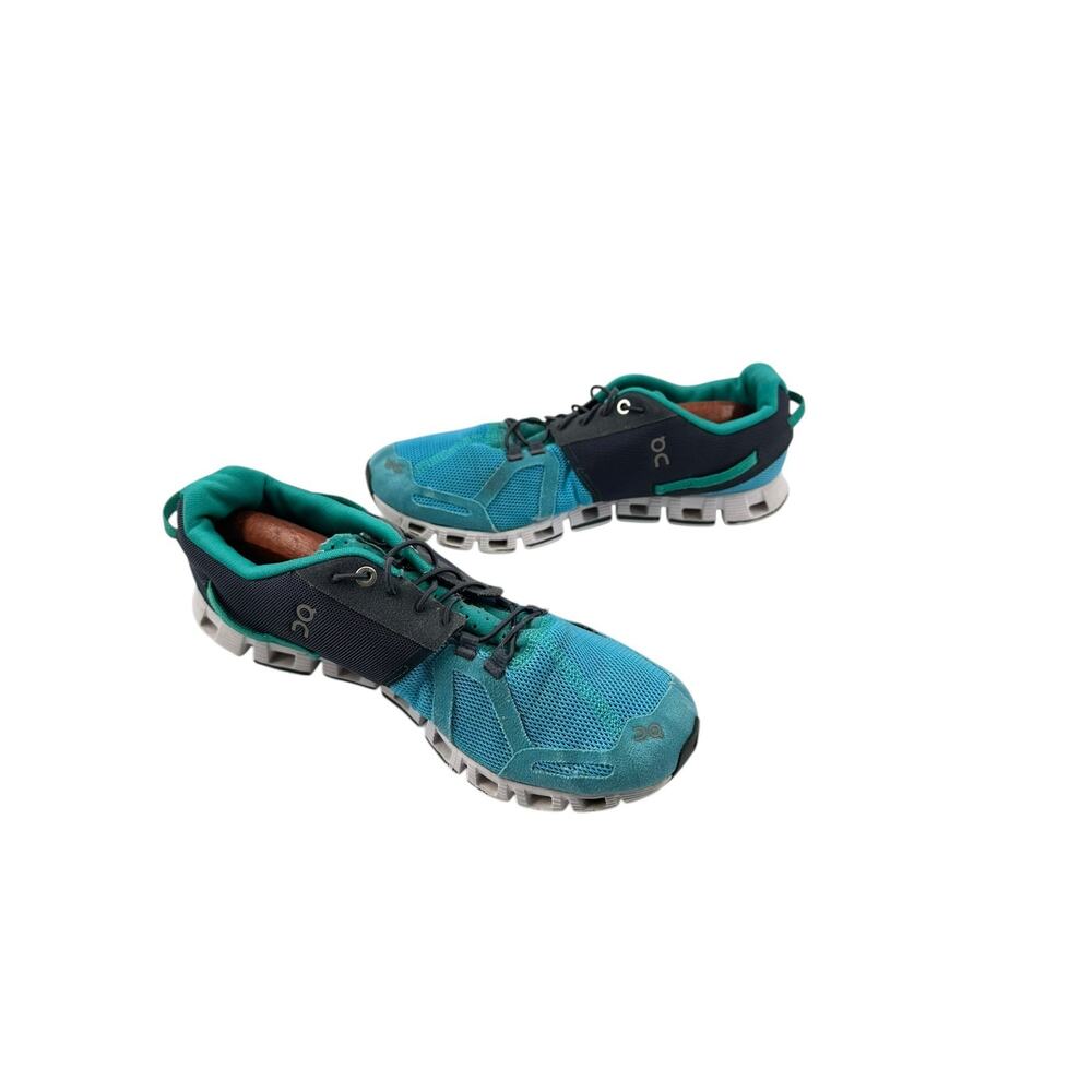 On Cloud Running Shoes Women US 9.5 EU 41 Atoll Green Athletic Sneakers Sporty